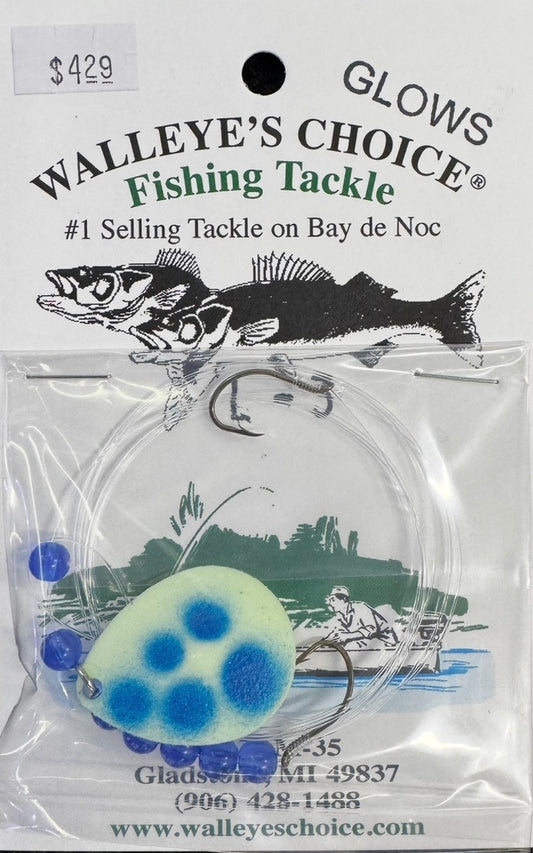 Walleye's Choice Fishing Tackle Blue L-3